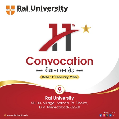 11<sup>th</sup> Convocation 2025 on 1<sup>st</sup> Feb, 2025