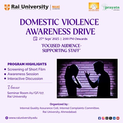 DOMESTIC VIOLENCE AWARENESS DRIVE
