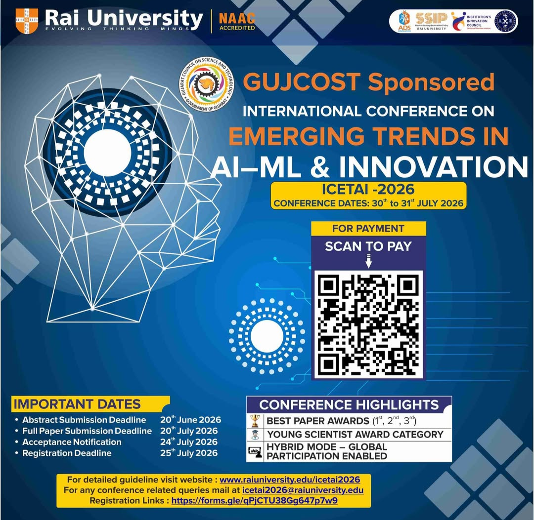 International Conference On AI-ML & Innovation (ICETAI-2026)