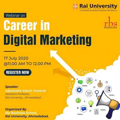 Webinar on Career in Digital Marketing on July 17, 2020
