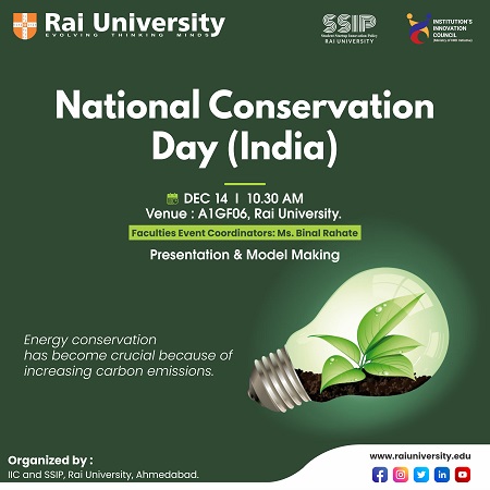 National Conservation Day (India) on 14<sup>th</sup> December 2022