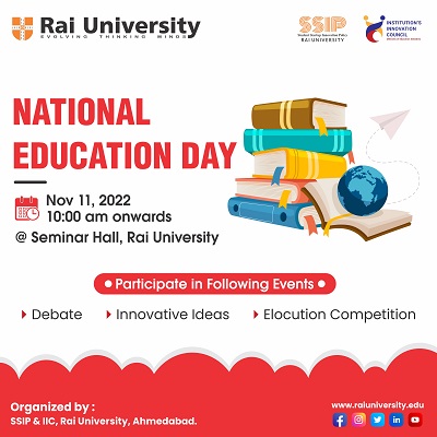National Education Day 2022 on 11<sup>th</sup> November 2022
