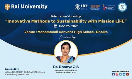 Orientation Workshop "Innovative Methods to Sustainability with Mission LiFE" on 26<sup>th</sup> Dec 2023