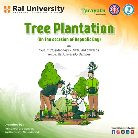 Tree Plantation On the occasion of Republic Day on 27<sup>th</sup> Jan, 2025