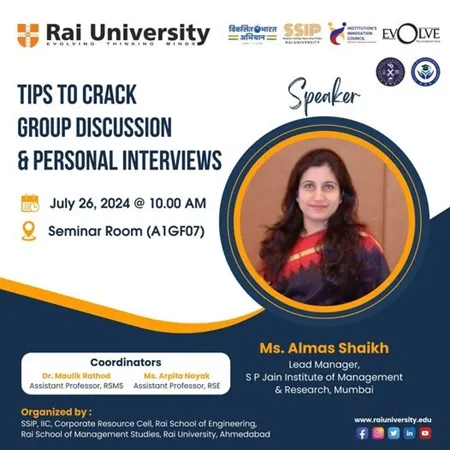 Tips to Crack Group Discussions & Personal Interviews on 26<sup>th</sup> July, 2024