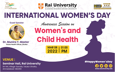International Women’s day on 8th March 2022